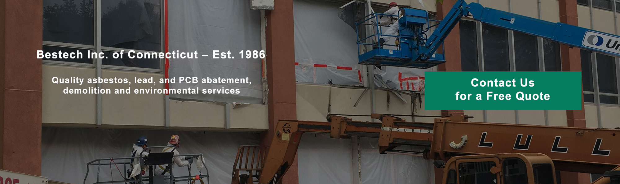 Quality Asbestos, PCB & Lead Abatement, Demolition and Environmental Services